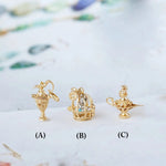 Grimm's Fairy Carved Necklace 18K Yellow Gold Etsy