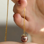 10mm Morandi Nude Color Pearl Freshwater Pearl Necklace - Silver 925 Etsy