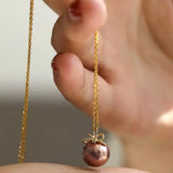 10mm Morandi Nude Color Pearl Freshwater Pearl Necklace - Silver 925 Etsy