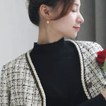 9mm Japan Akoya Pearl Earrings - 18K Gold Tassel Design Etsy