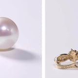 12mm Freshwater White Pink Pearl Strand Chokers - 14K Yellow Gold Etsy