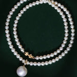12mm Freshwater White Pink Pearl Strand Chokers - 14K Yellow Gold Etsy