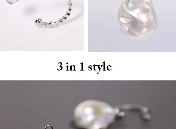 16mm High Luster Freshwater Pearl Necklace - 2 in 1 Jewelry Etsy