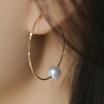 7mm Natural High Luster White Pearl Earrings, 18k Solid Yellow Gold Earrings, DIY Earrings, Anniversary Gift Idea, Gift for her Etsy