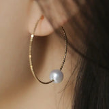 7mm Natural High Luster White Pearl Earrings, 18k Solid Yellow Gold Earrings, DIY Earrings, Anniversary Gift Idea, Gift for her Etsy