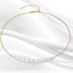 18K Yellow Gold & Natural High Luster Akoya Pearl Strand Chokers Etsy