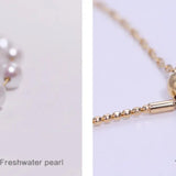 18K Yellow Gold & Natural High Luster Akoya Pearl Strand Chokers Etsy