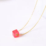 Superior Natural Rhodochrosite Necklace, 18K Gold Etsy
