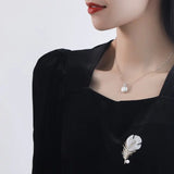 Feather Natural Freshwater White Pearl Brooch, Handmade Gold Plated Feather Brooch, Mother of Pearl, Anniversary Gift Idea, Gift for Mom Etsy