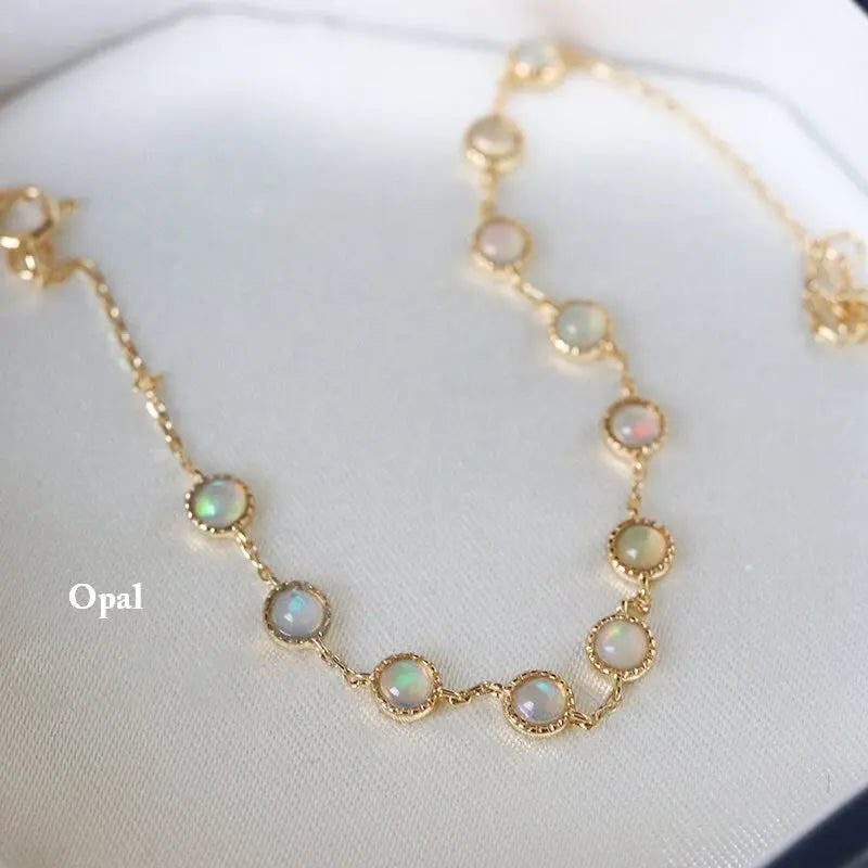 Natural Olivine Bracelet, 9k Yellow Gold Bracelet, Retro Granulation Jewelry Etsy
