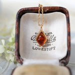 Natural Agate Diamond Ring Necklace - 18K Yellow Gold Etsy