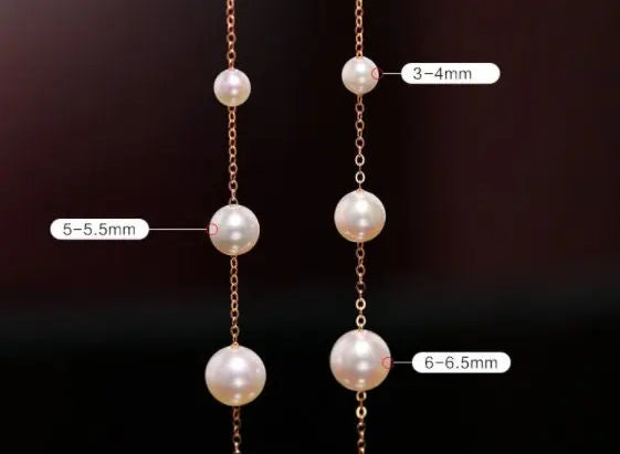 3-8mm Natural High Luster White Pearl Earrings, 18k Solid Rose Gold Earrings, Freshwater White Pearl Earrings, Anniversary Gift Idea Etsy