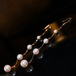 3-8mm Natural High Luster White Pearl Earrings, 18k Solid Rose Gold Earrings, Freshwater White Pearl Earrings, Anniversary Gift Idea Etsy
