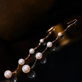 3-8mm Natural High Luster White Pearl Earrings, 18k Solid Rose Gold Earrings, Freshwater White Pearl Earrings, Anniversary Gift Idea Etsy