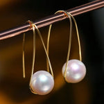 9mm High Luster Akoya Pearl Hook Earrings - 18K Yellow Gold Etsy