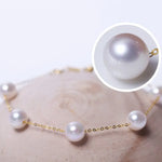 AAA+ Akoya Pearl Strand Bracelets - 18K Yellow Gold Etsy