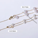 AAA+ Akoya Pearl Strand Bracelets - 18K Yellow Gold Etsy