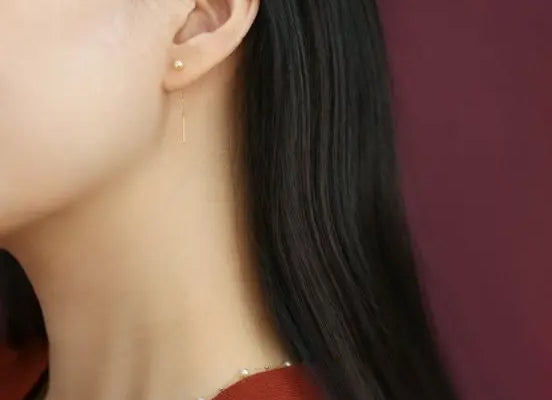 4mm Natural Akoya Golden Pearl Earrings, 18k Solid Yellow Gold Handmade Stud Earrings, Anniversary Gift Idea, Gift for Her Etsy