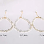 5A+ Natural Freshwater Baby Pearl Bracelets, Handmade 18k Solid Yellow Gold Bracelets, Stackable Bracelet, Anniversary Gift Idea Etsy