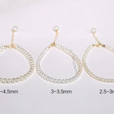 5A+ Natural Freshwater Baby Pearl Bracelets, Handmade 18k Solid Yellow Gold Bracelets, Stackable Bracelet, Anniversary Gift Idea Etsy