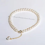 5A+ Natural Freshwater Baby Pearl Bracelets, Handmade 18k Solid Yellow Gold Bracelets, Stackable Bracelet, Anniversary Gift Idea Etsy
