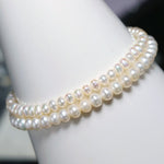 Natural Freshwater Pearl Bracelet - 4mm Oval Beads in Yellow Gold Fill Etsy