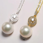5A+ Natural High Luster White Pearl Necklace, Silver 925 Handmade Necklace, Anniversary Gift Idea, Gift for Mom, Gift for Her Etsy