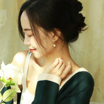 9mm High Luster Akoya Pearl Hook Earrings - 18K Yellow Gold Etsy
