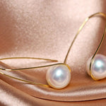 9mm High Luster Akoya Pearl Hook Earrings - 18K Yellow Gold Etsy