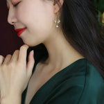 Oriental Design Akoya Pearl Earrings - 18K Yellow Gold Etsy