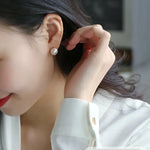 12mm High Luster Golden Pearl Studs - 18K Yellow Gold Etsy
