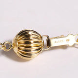 AAA+ Natural Akoya Pearl 9-9.5mm Necklace - 18K Yellow Gold Etsy