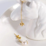 7-9mm High Luster White Beaded Pearl Earrings - 14K Yellow Gold Filled Etsy