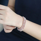 5A+ Natural High Luster Baby Pearl Bracelets, Silver 925 Beaded Handmade Bracelets, Stackable Bracelet, Anniversary Gift Idea, Gift for Her Etsy
