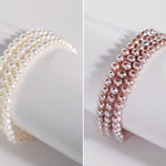 5A+ Natural High Luster Baby Pearl Bracelets, Silver 925 Beaded Handmade Bracelets, Stackable Bracelet, Anniversary Gift Idea, Gift for Her Etsy