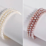 5A+ Natural High Luster Baby Pearl Bracelets, Silver 925 Beaded Handmade Bracelets, Stackable Bracelet, Anniversary Gift Idea, Gift for Her Etsy