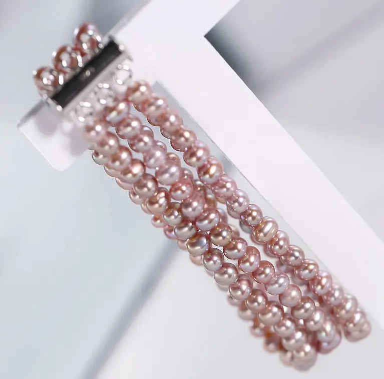 5A+ Natural High Luster Baby Pearl Bracelets, Silver 925 Beaded Handmade Bracelets, Stackable Bracelet, Anniversary Gift Idea, Gift for Her Etsy