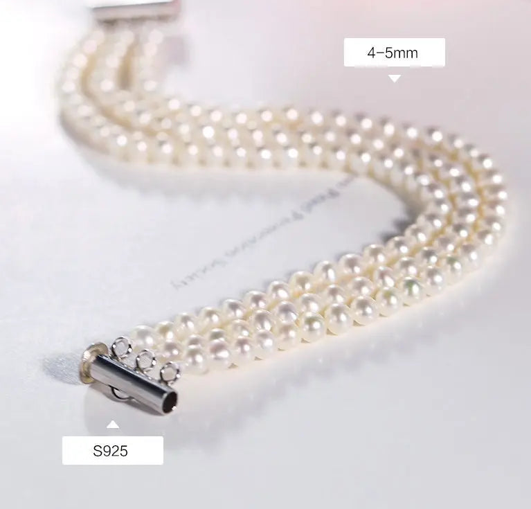 5A+ Natural High Luster Baby Pearl Bracelets, Silver 925 Beaded Handmade Bracelets, Stackable Bracelet, Anniversary Gift Idea, Gift for Her Etsy