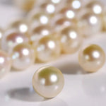8mm Natural Akoya Golden Pearl Circle Earrings, 18K Solid Yellow Gold Akoya Pearl Handmade Earrings, Anniversary Gift Idea, Gift for Her Etsy