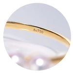 Akoya Pearl Ring - 18K Yellow Gold Beaded Jewelry Etsy