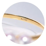 Akoya Pearl Ring - 18K Yellow Gold Beaded Jewelry Etsy