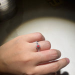 Queen Conch Pearl & White Diamond Ring (Customize), 18K White Gold Engagement Ring, Pearls Strombus Gigas, Halo Setting Ring Etsy