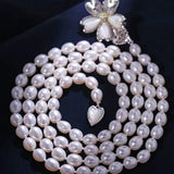 Multi-Layer Baroque Pearl Necklace - 80cm Freshwater Pearl Strand Etsy