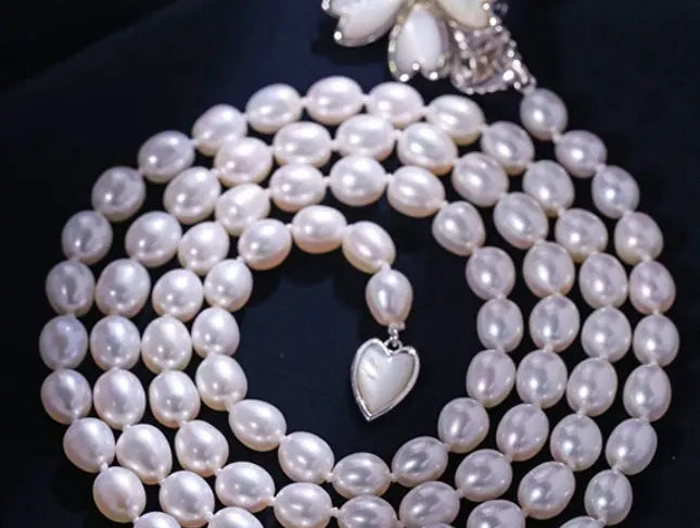 Multi-Layer Baroque Pearl Necklace - 80cm Freshwater Pearl Strand Etsy