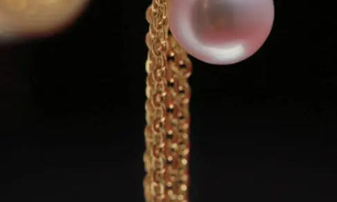 Natural White Pearl Brooch - 18K Gold Plated Etsy