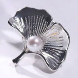 Bowknot Brooch With Natural White Pearl, Alloy Handmade Pearl Golden Carved Brooch, Moissanite Brooch, Anniversary Gift Idea, Gift for Mom Etsy