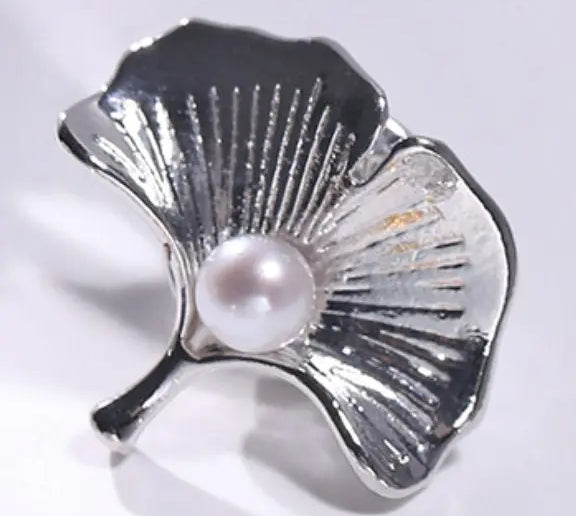 Bowknot Brooch With Natural White Pearl, Alloy Handmade Pearl Golden Carved Brooch, Moissanite Brooch, Anniversary Gift Idea, Gift for Mom Etsy