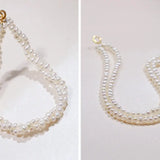 3mm Natural Akoya Baby Pearl Bracelets, Handmade 18k Solid Yellow Gold White Pink Baby Pearl Bracelets, Anniversary Gift Idea for Her Etsy