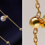 18k Yellow Gold Natural High Luster Pearl Bracelets, Handmade Pearl Bracelets, Seawater Pearl Bracelets, Anniversary Gift Idea Etsy