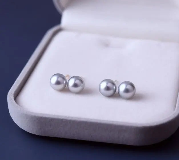 5A+ Madama Pearl (真多麻) Handmade 18K Solid Yellow Gold Madama Pearl Earrings, Seawater Pearl, Gift for Her, Anniversary Gift, Gift Idea Etsy